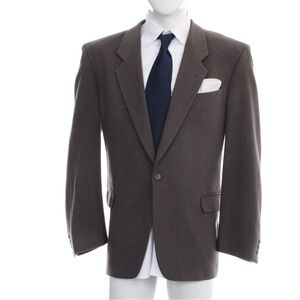 Ziani 100% Cashmere Men’s Blazer 44L Italian Made Sport Coat Excellent Condition